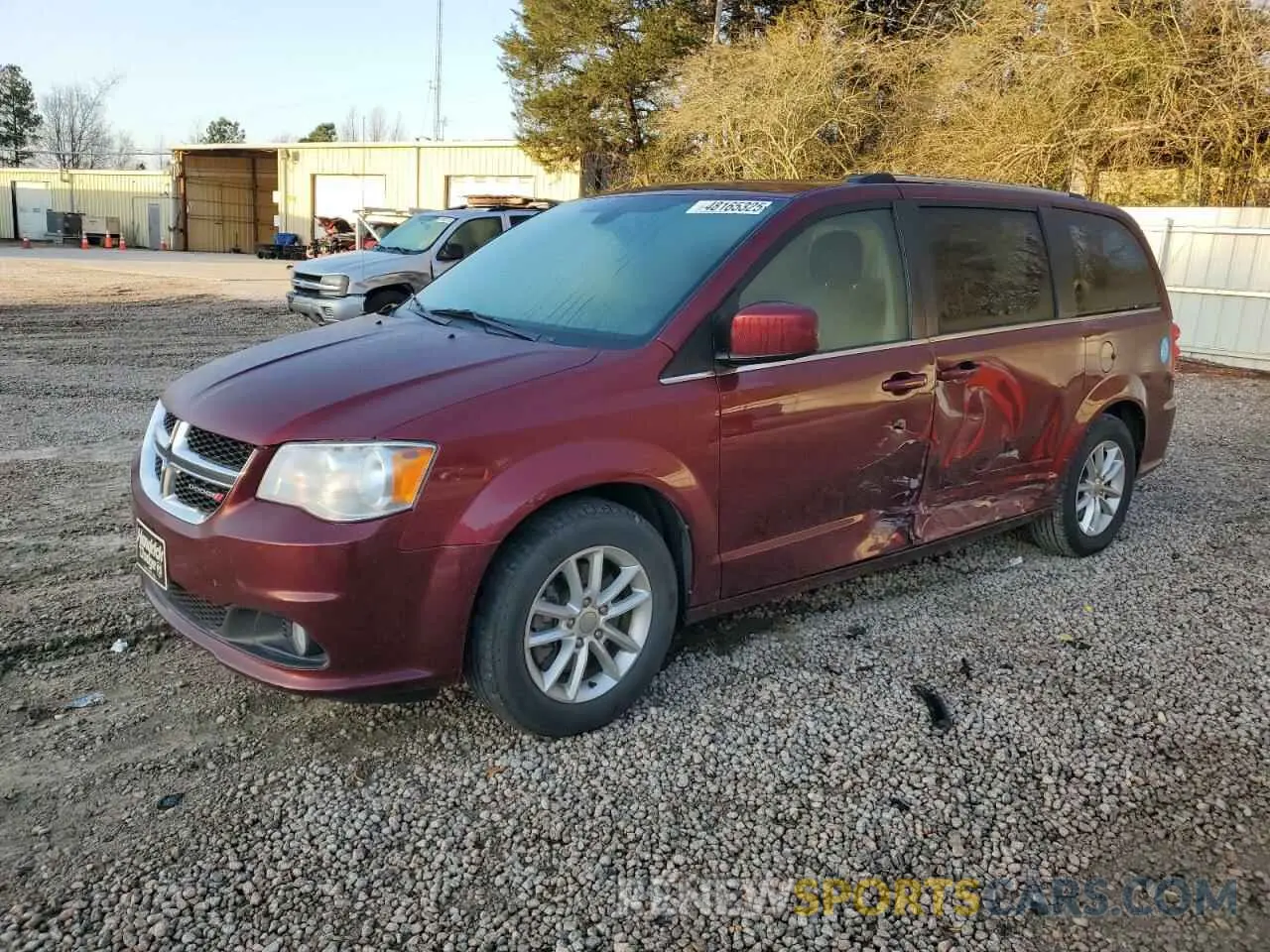 1 Photograph of a damaged car 2C4RDGCG7KR656587 DODGE CARAVAN 2019