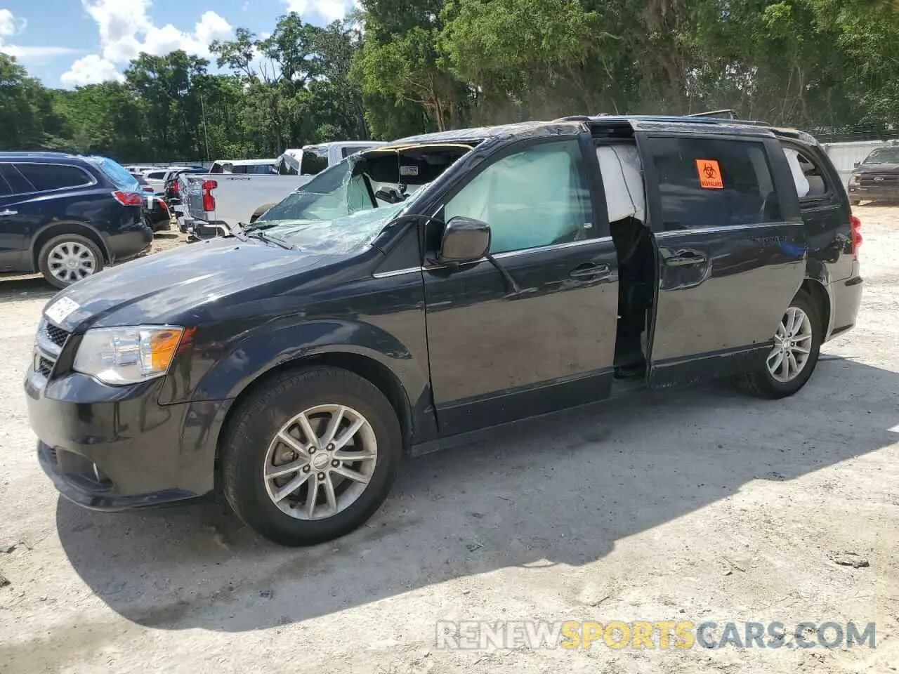 1 Photograph of a damaged car 2C4RDGCG7KR716710 DODGE CARAVAN 2019