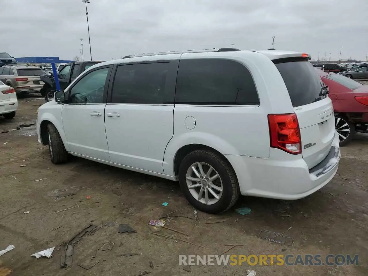 2 Photograph of a damaged car 2C4RDGCG7KR783940 DODGE CARAVAN 2019