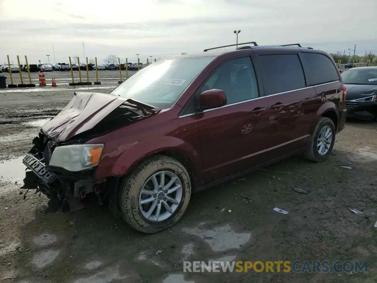 1 Photograph of a damaged car 2C4RDGCG9KR562257 DODGE CARAVAN 2019