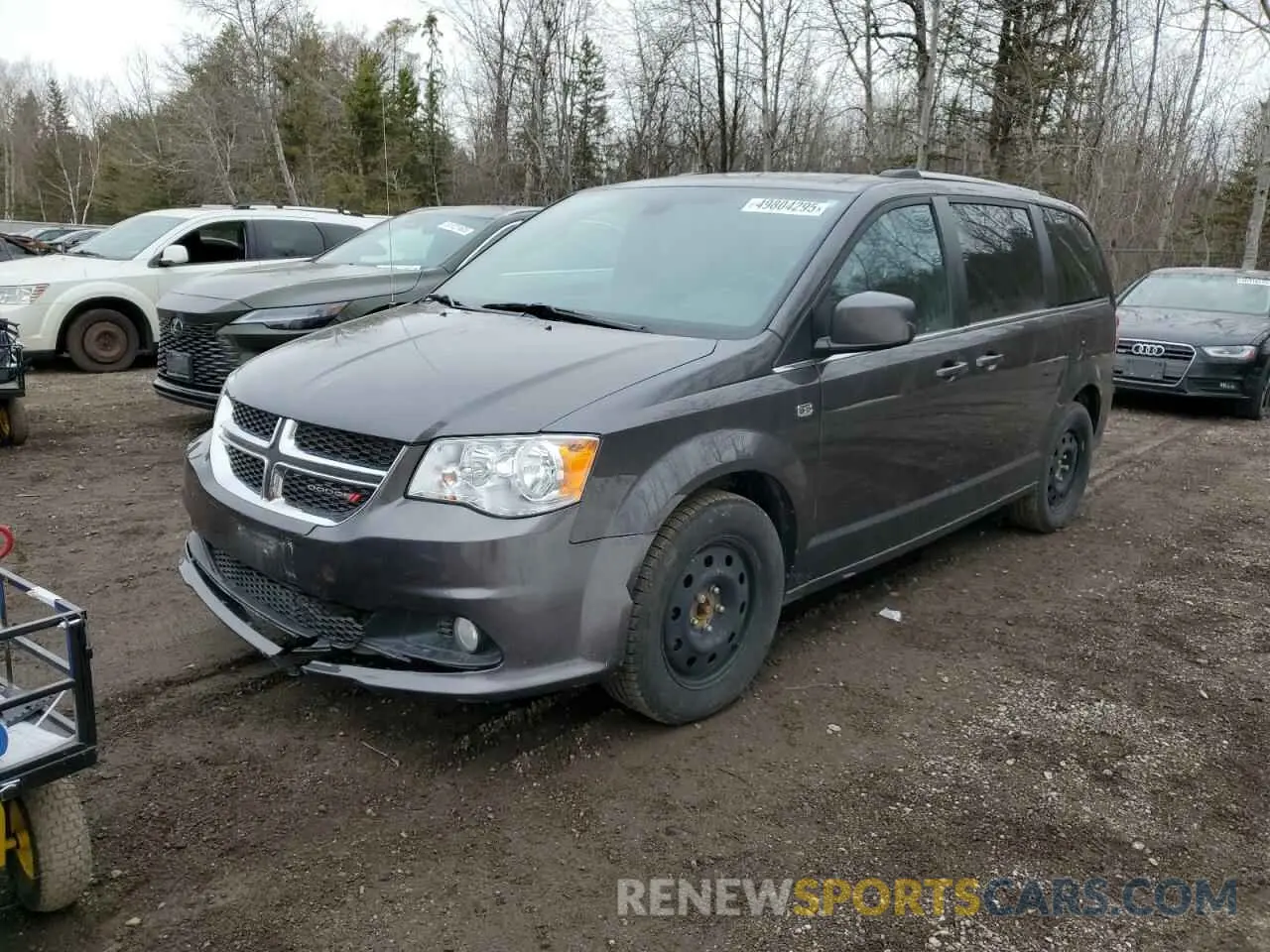 1 Photograph of a damaged car 2C4RDGCG9KR795619 DODGE CARAVAN 2019