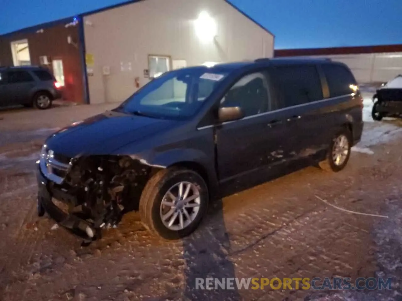 1 Photograph of a damaged car 2C4RDGCGXKR694881 DODGE CARAVAN 2019