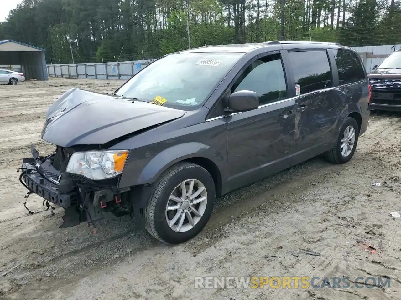 1 Photograph of a damaged car 2C4RDGCGXKR776335 DODGE CARAVAN 2019