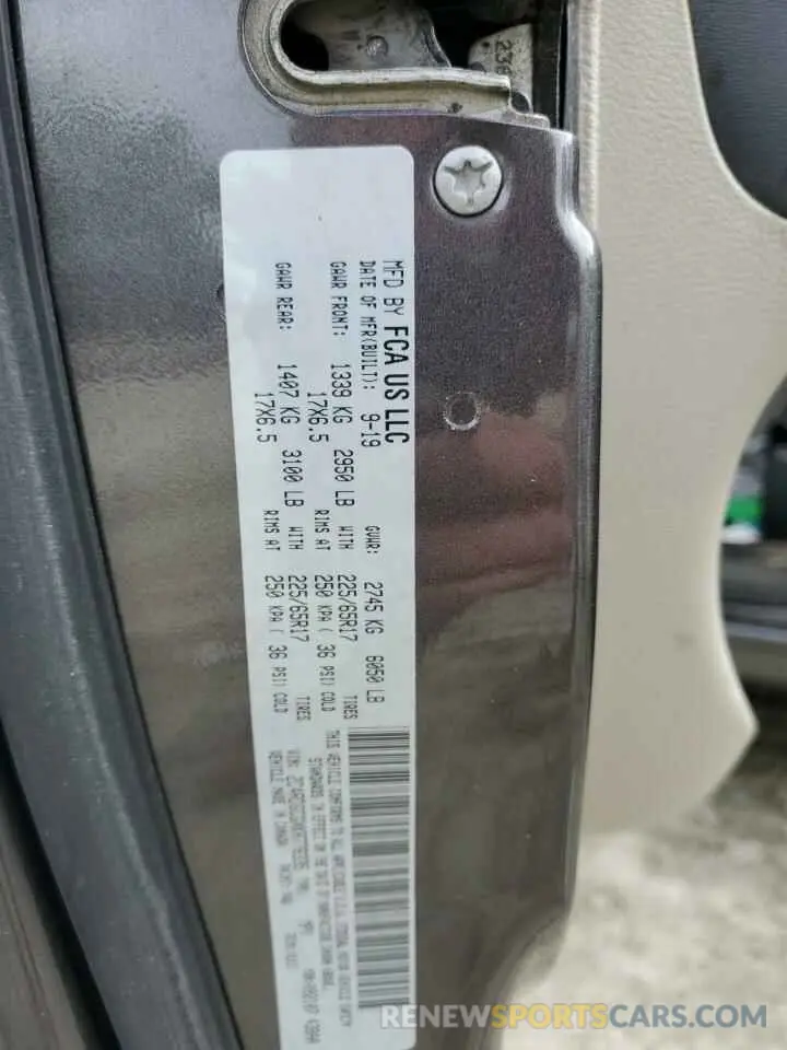 13 Photograph of a damaged car 2C4RDGCGXKR776335 DODGE CARAVAN 2019