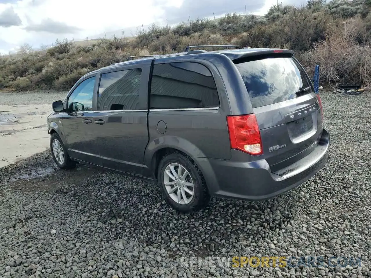 2 Photograph of a damaged car 2C4RDGCGXKR809320 DODGE CARAVAN 2019