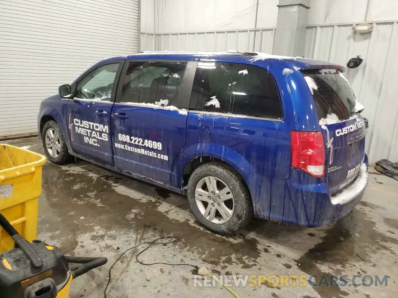2 Photograph of a damaged car 2C4RDGDG0KR633831 DODGE CARAVAN 2019