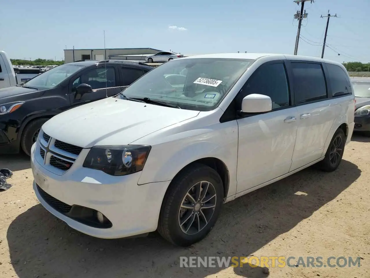 1 Photograph of a damaged car 2C4RDGEG0KR658713 DODGE CARAVAN 2019