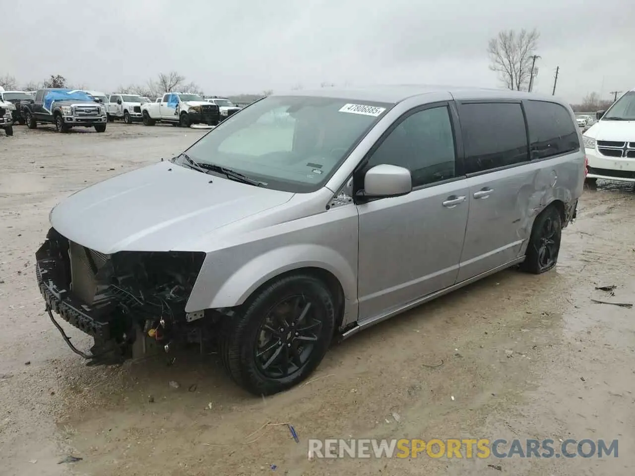 1 Photograph of a damaged car 2C4RDGEG0KR670540 DODGE CARAVAN 2019