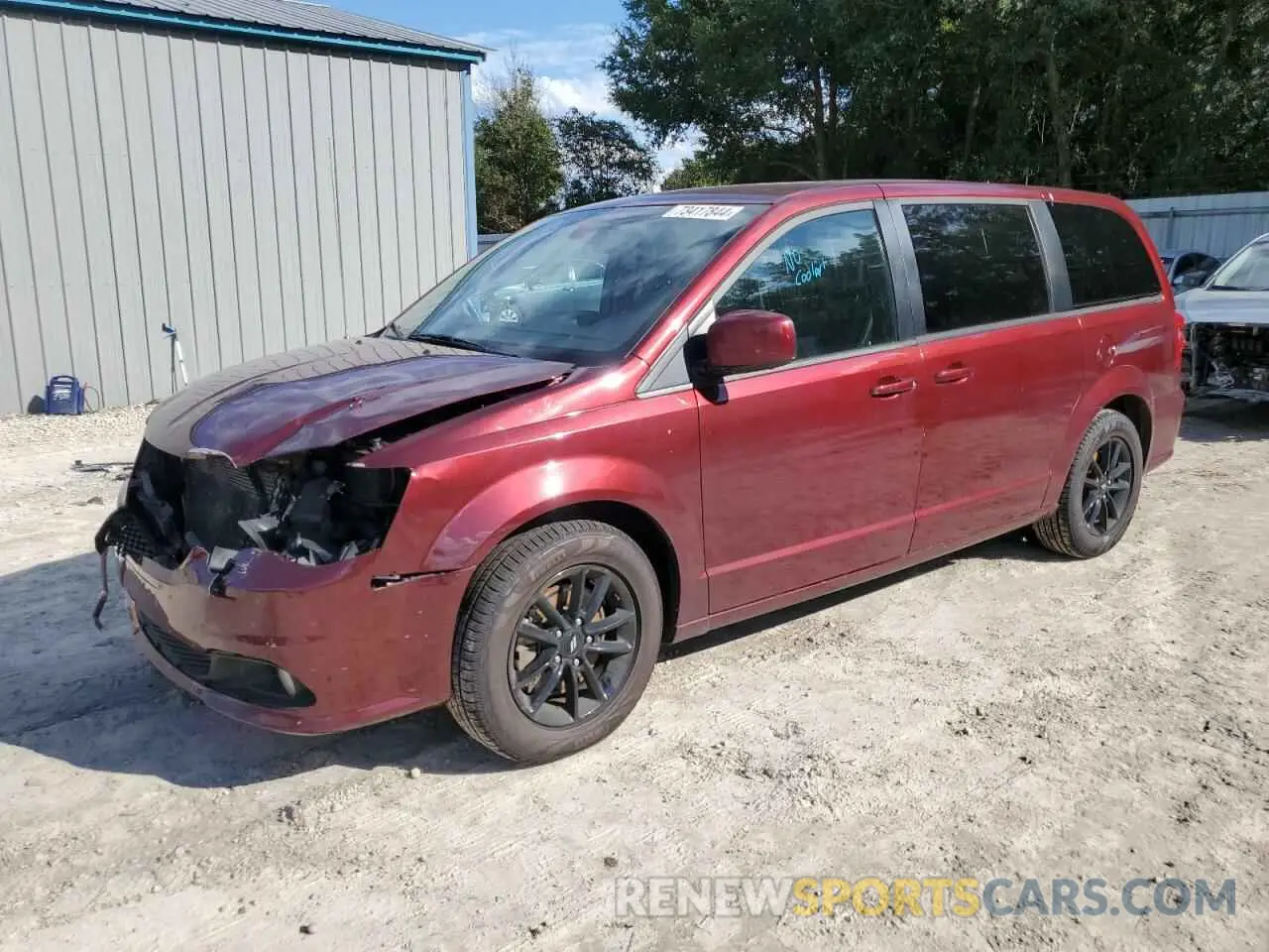 1 Photograph of a damaged car 2C4RDGEG0KR711099 DODGE CARAVAN 2019