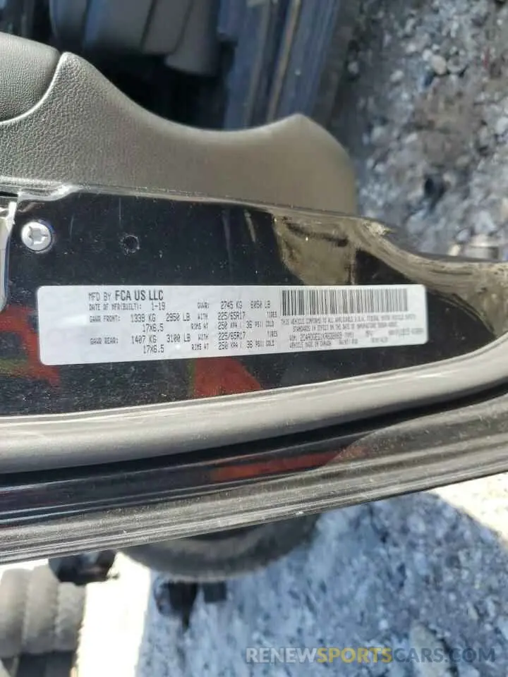 13 Photograph of a damaged car 2C4RDGEG1KR632069 DODGE CARAVAN 2019
