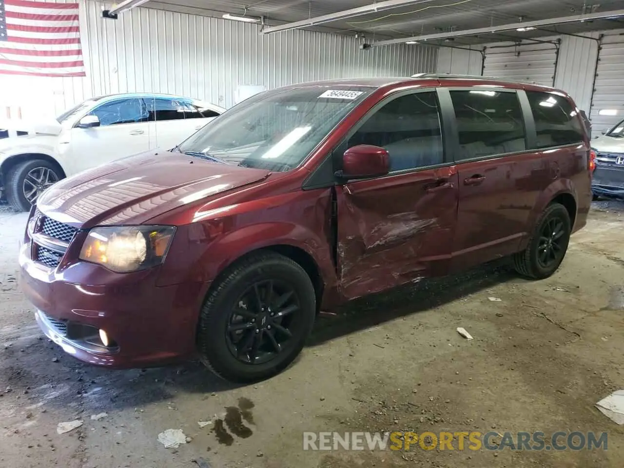 1 Photograph of a damaged car 2C4RDGEG1KR709457 DODGE CARAVAN 2019