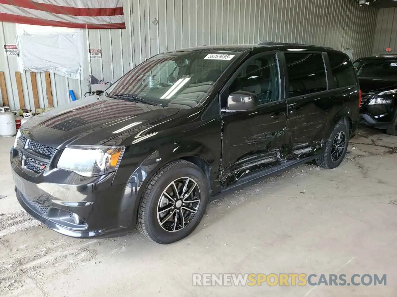 1 Photograph of a damaged car 2C4RDGEG2KR661533 DODGE CARAVAN 2019