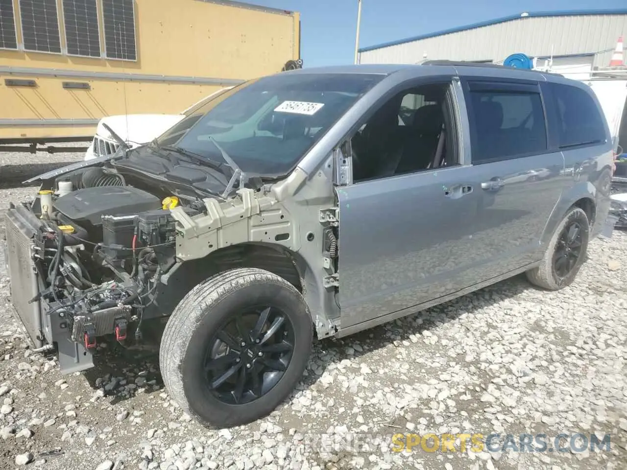 1 Photograph of a damaged car 2C4RDGEG2KR750812 DODGE CARAVAN 2019