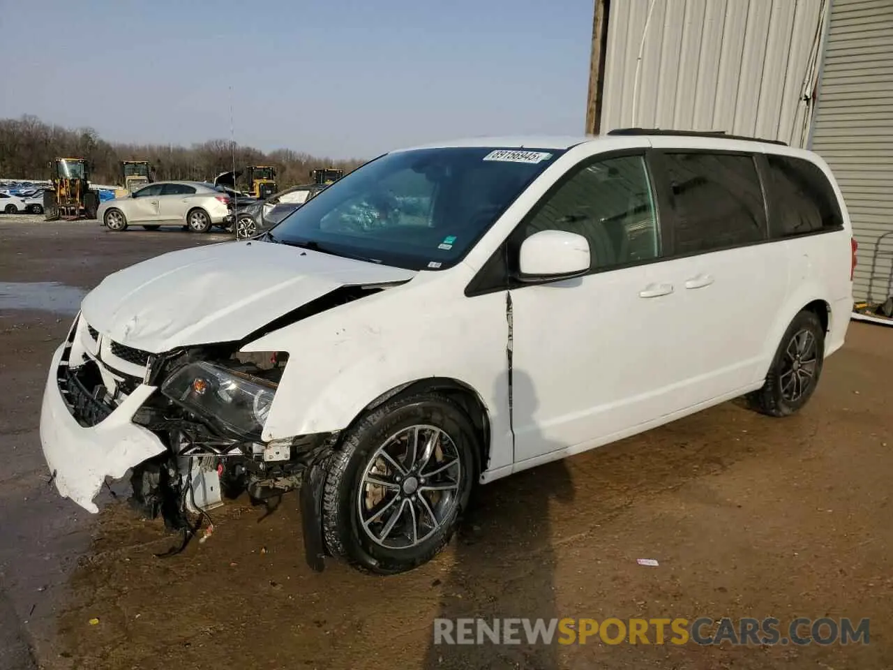 1 Photograph of a damaged car 2C4RDGEG3KR513195 DODGE CARAVAN 2019
