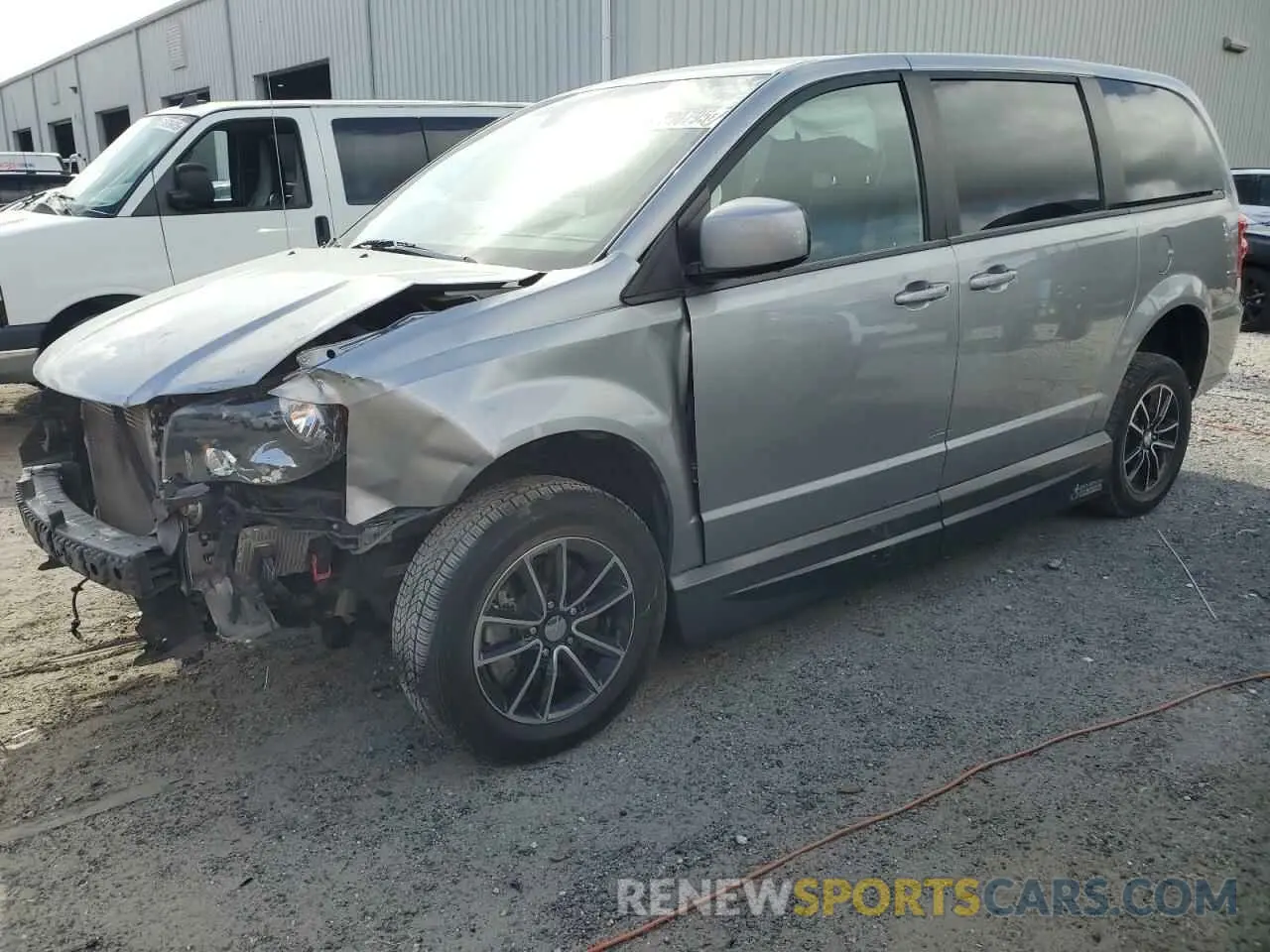 1 Photograph of a damaged car 2C4RDGEG3KR535522 DODGE CARAVAN 2019