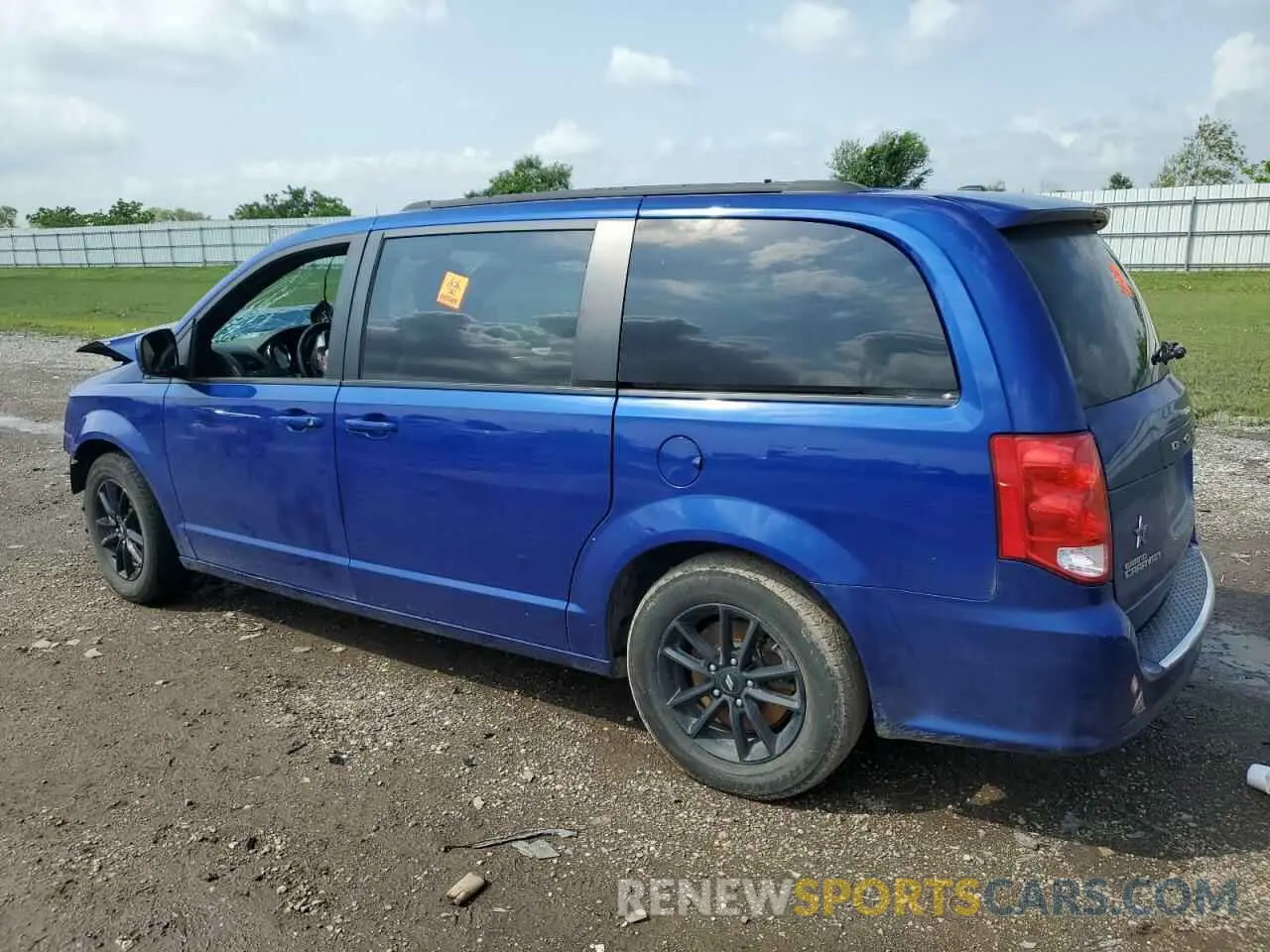 2 Photograph of a damaged car 2C4RDGEG3KR717446 DODGE CARAVAN 2019