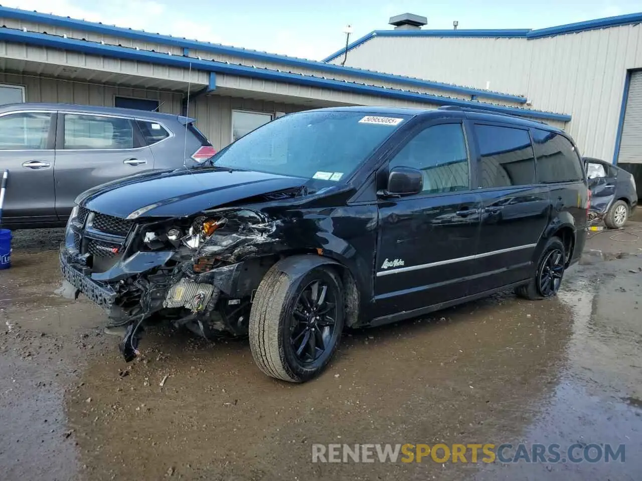 1 Photograph of a damaged car 2C4RDGEG3KR743769 DODGE CARAVAN 2019