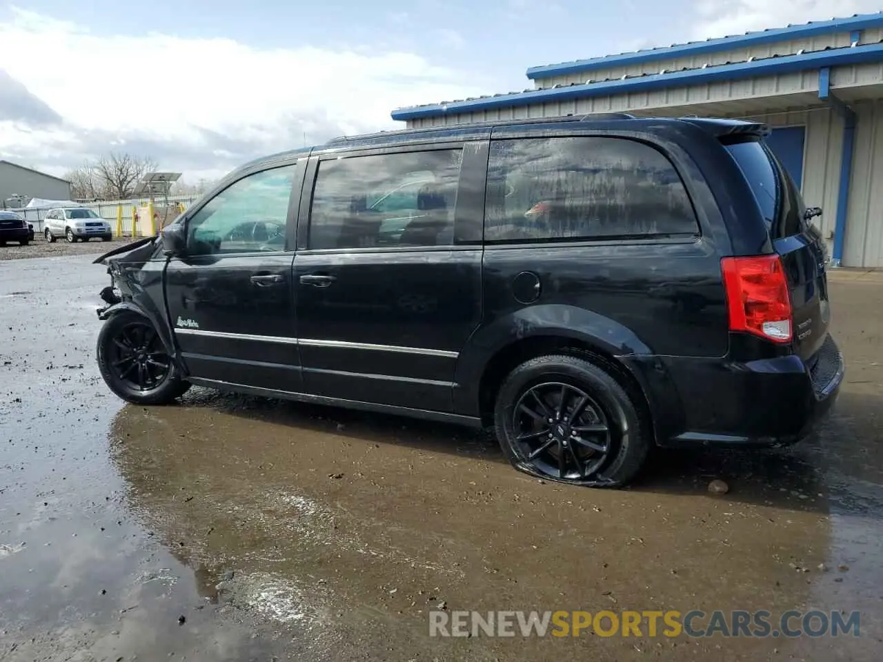 2 Photograph of a damaged car 2C4RDGEG3KR743769 DODGE CARAVAN 2019