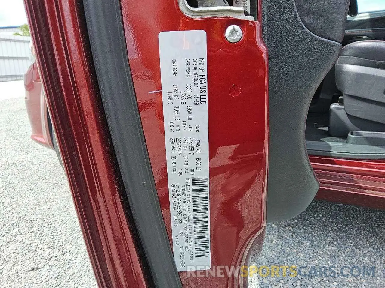 13 Photograph of a damaged car 2C4RDGEG4KR578962 DODGE CARAVAN 2019