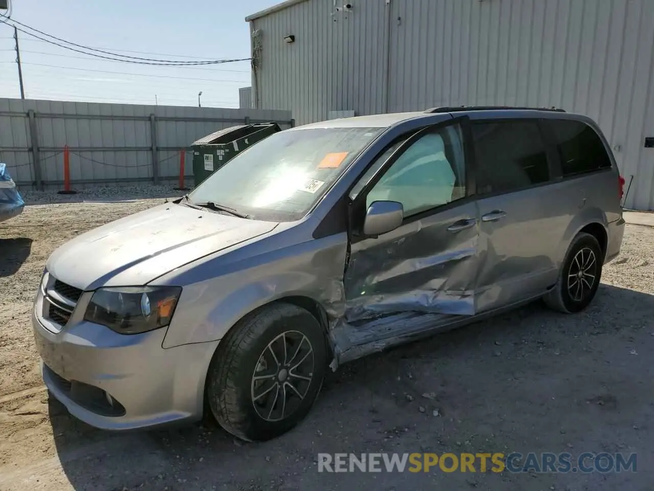 1 Photograph of a damaged car 2C4RDGEG4KR632258 DODGE CARAVAN 2019