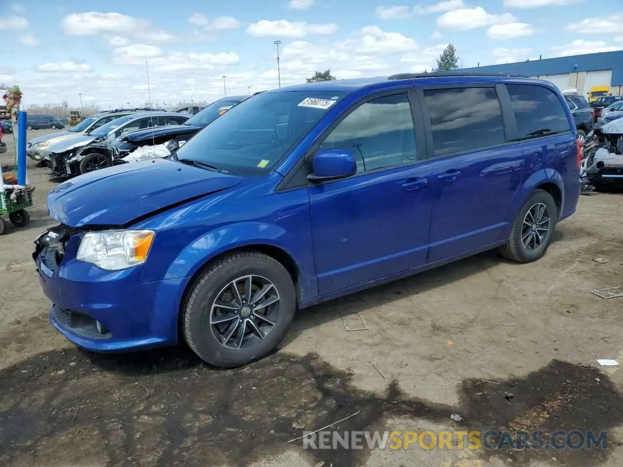 1 Photograph of a damaged car 2C4RDGEG4KR661176 DODGE CARAVAN 2019