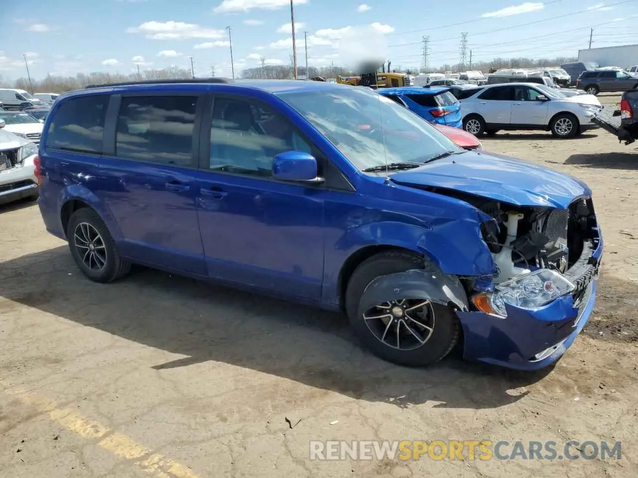 4 Photograph of a damaged car 2C4RDGEG4KR661176 DODGE CARAVAN 2019
