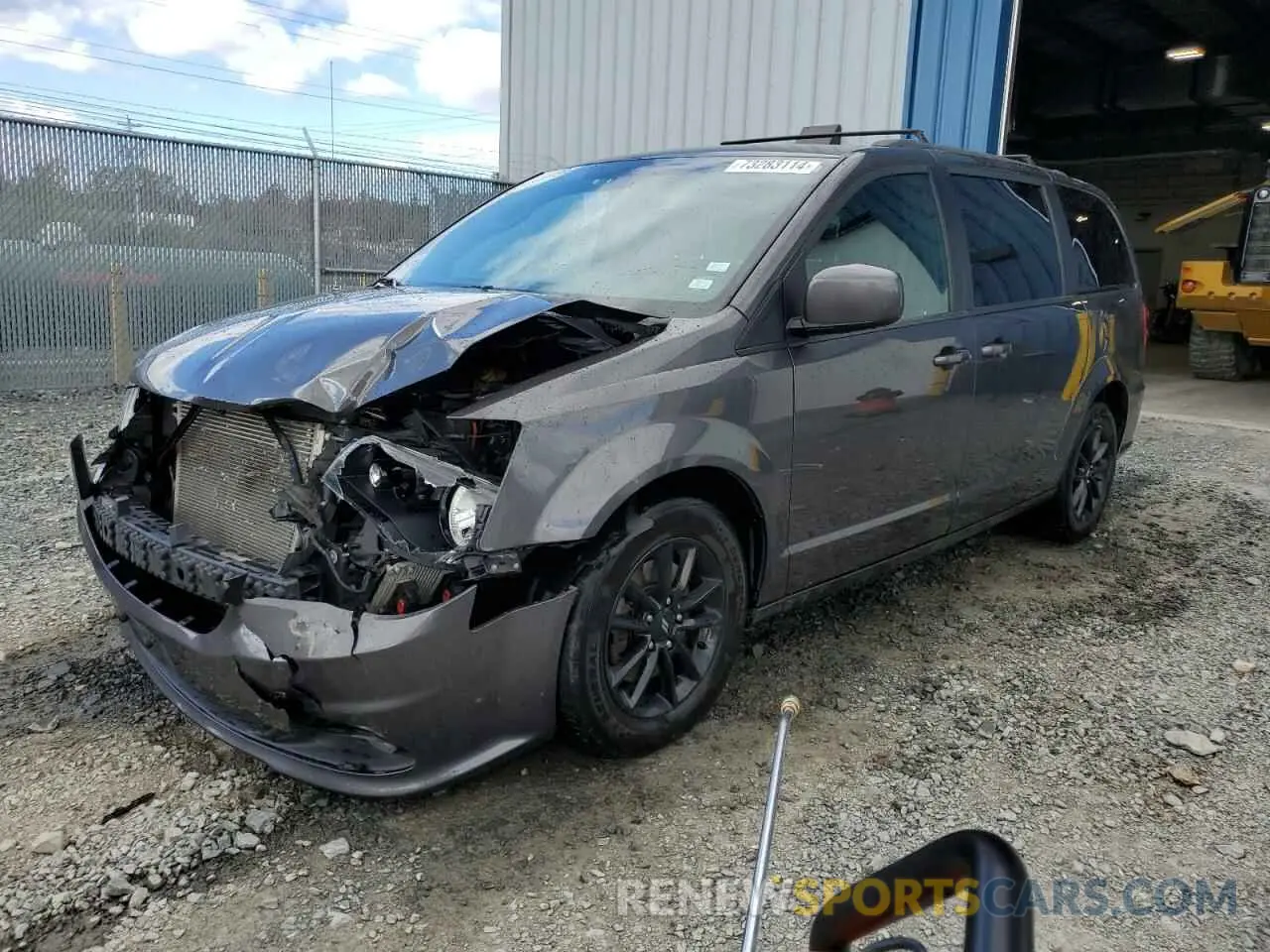 1 Photograph of a damaged car 2C4RDGEG4KR693089 DODGE CARAVAN 2019
