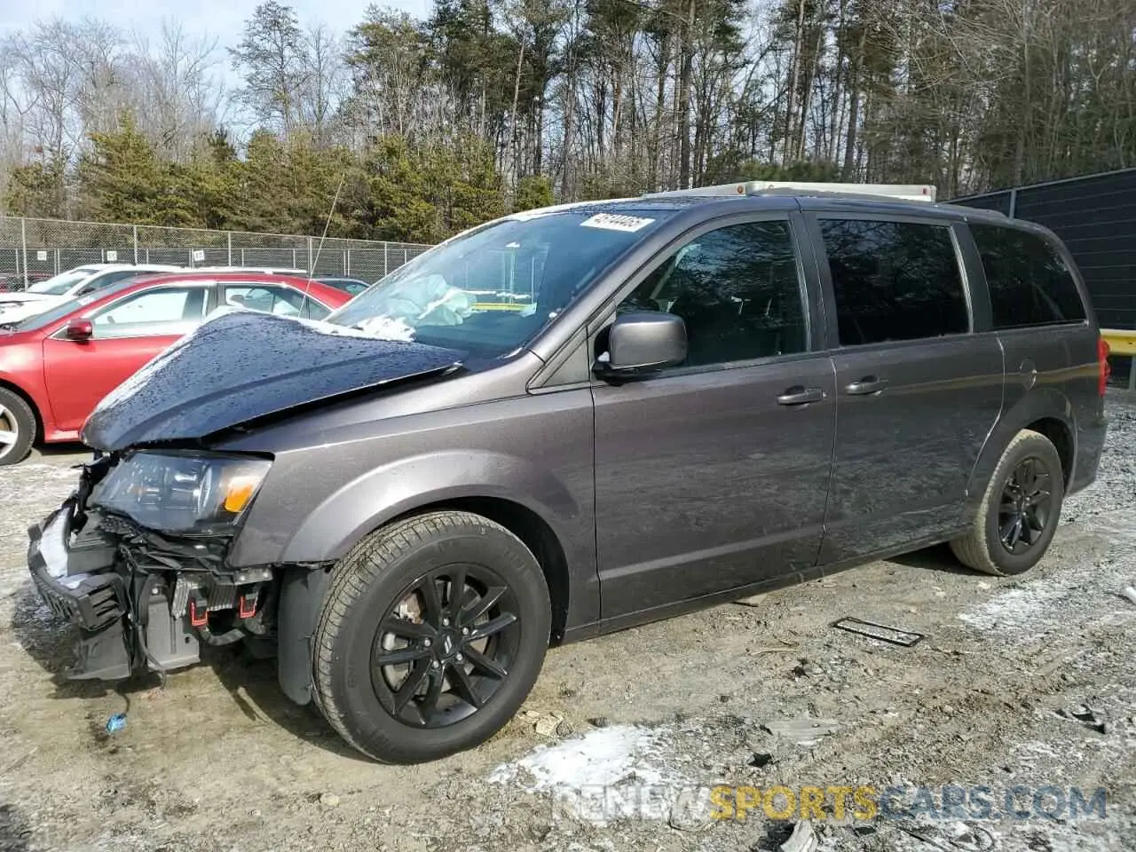 1 Photograph of a damaged car 2C4RDGEG4KR709386 DODGE CARAVAN 2019