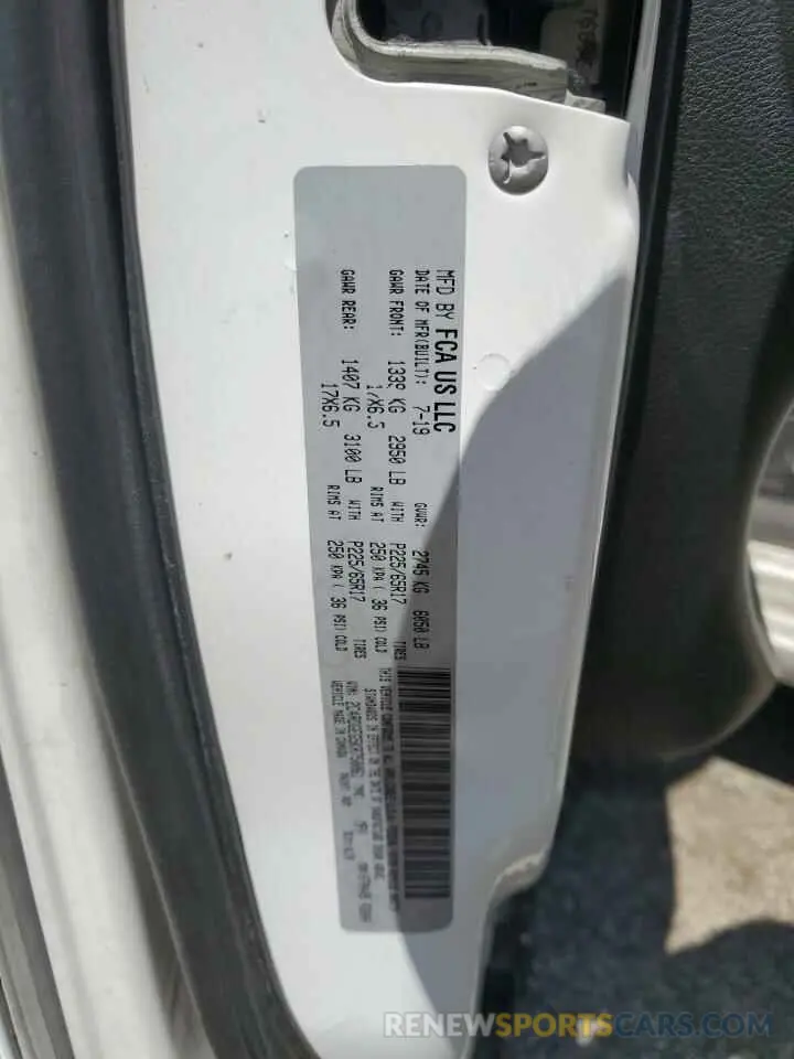 14 Photograph of a damaged car 2C4RDGEG5KR750061 DODGE CARAVAN 2019