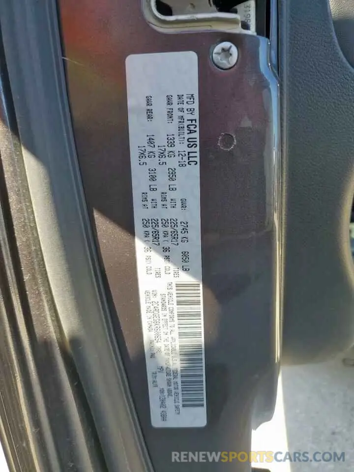 14 Photograph of a damaged car 2C4RDGEG6KR600654 DODGE CARAVAN 2019