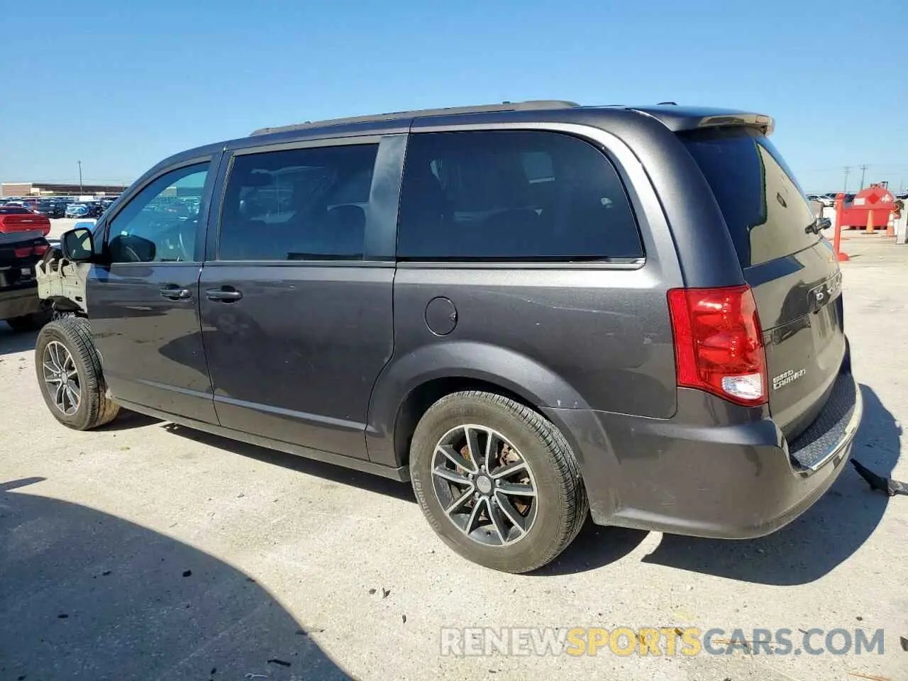 2 Photograph of a damaged car 2C4RDGEG6KR600654 DODGE CARAVAN 2019