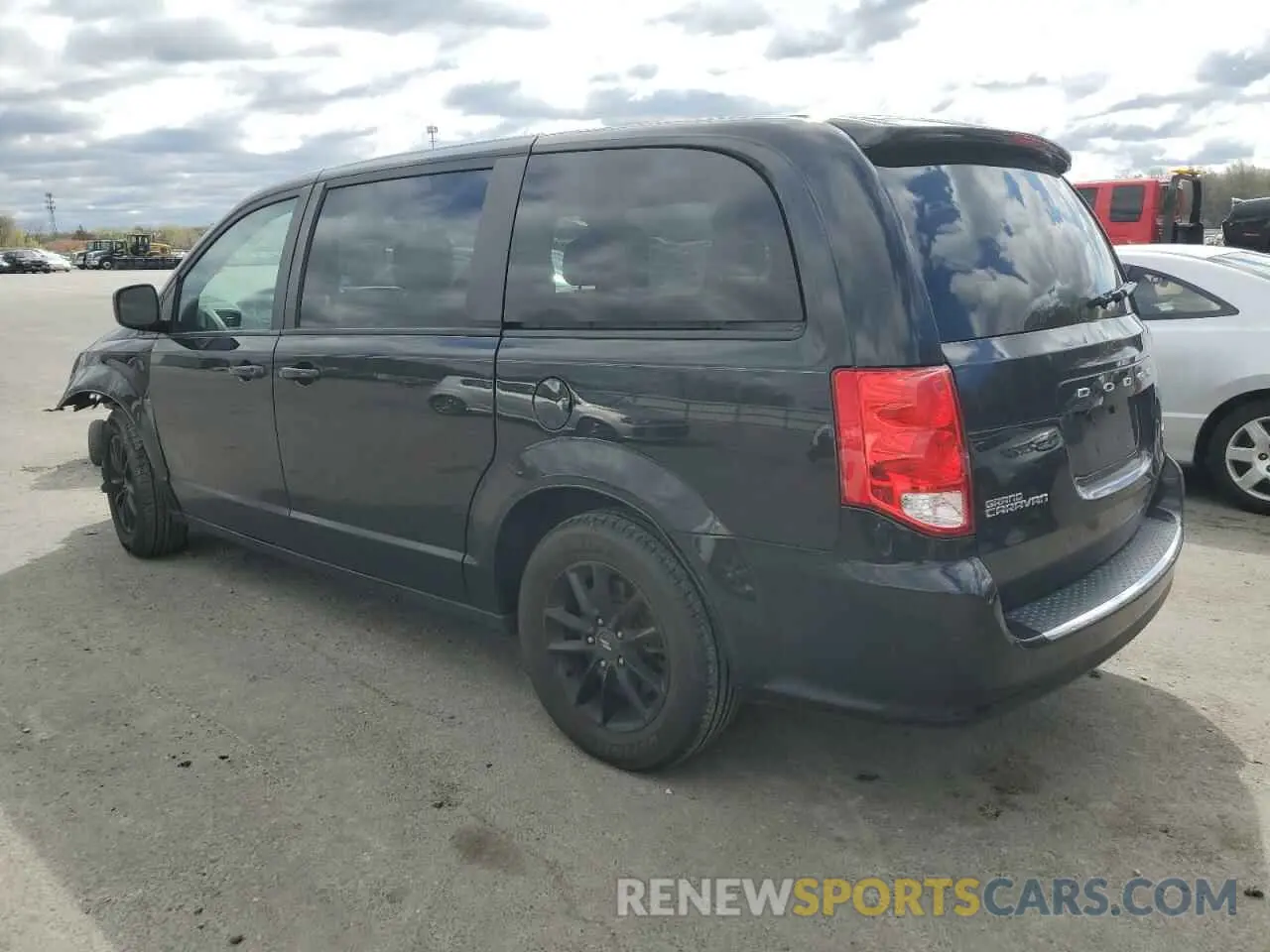2 Photograph of a damaged car 2C4RDGEG6KR676035 DODGE CARAVAN 2019