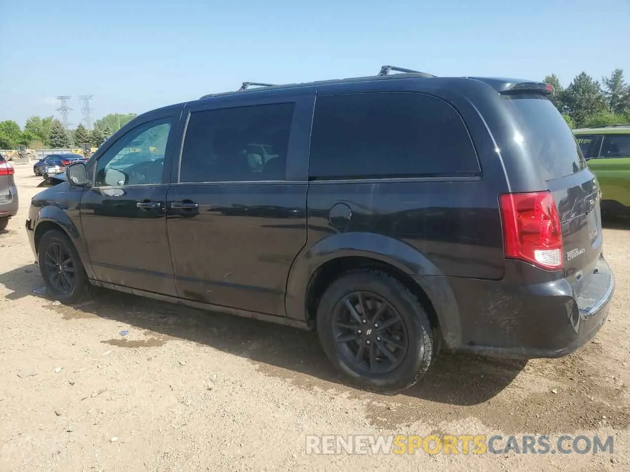 2 Photograph of a damaged car 2C4RDGEG6KR742504 DODGE CARAVAN 2019
