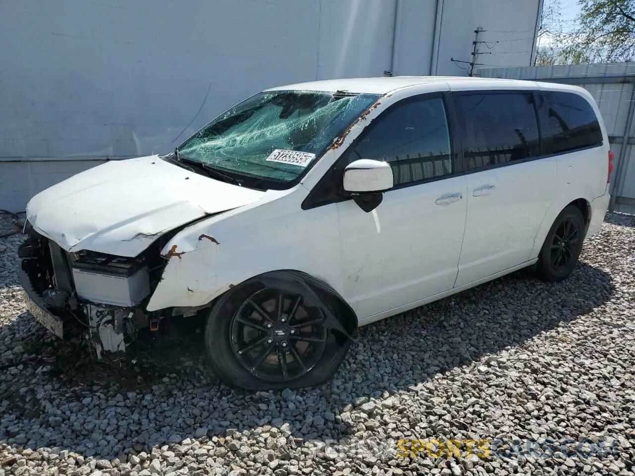 1 Photograph of a damaged car 2C4RDGEG6KR769945 DODGE CARAVAN 2019