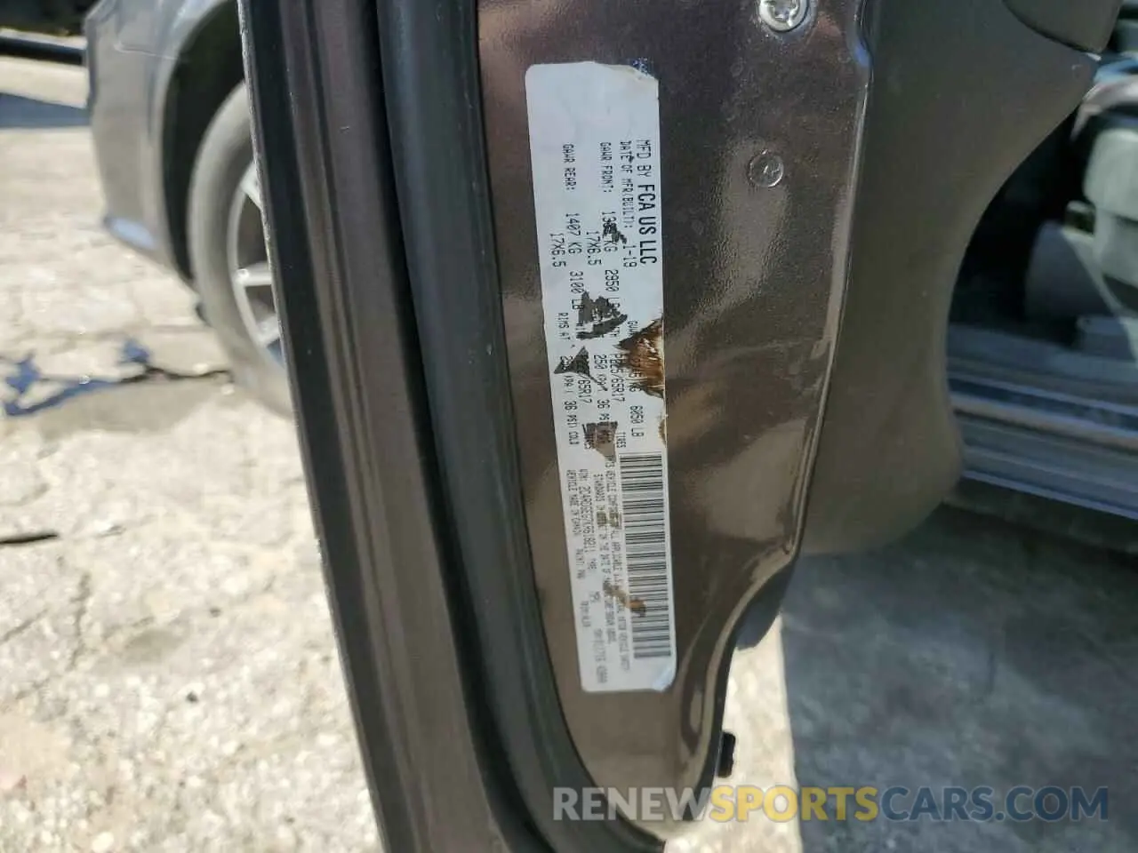 13 Photograph of a damaged car 2C4RDGEG7KR618211 DODGE CARAVAN 2019