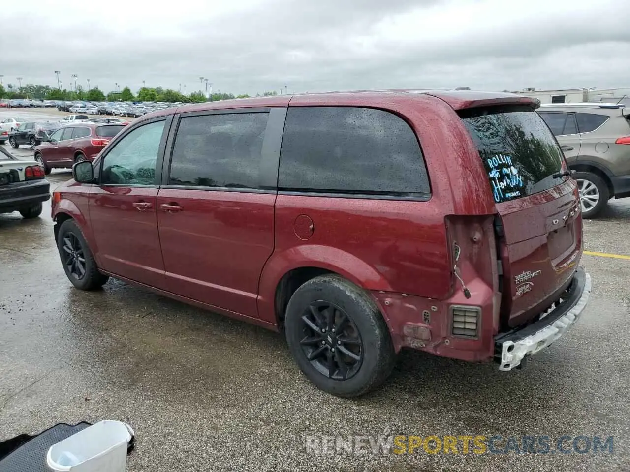 2 Photograph of a damaged car 2C4RDGEG7KR670230 DODGE CARAVAN 2019