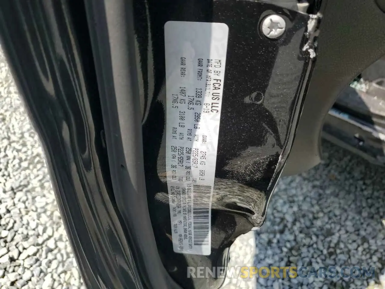 13 Photograph of a damaged car 2C4RDGEG7KR743564 DODGE CARAVAN 2019