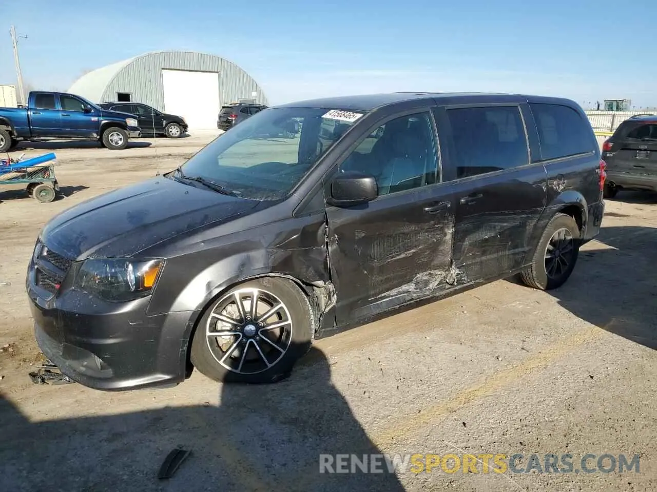 1 Photograph of a damaged car 2C4RDGEG8KR623532 DODGE CARAVAN 2019
