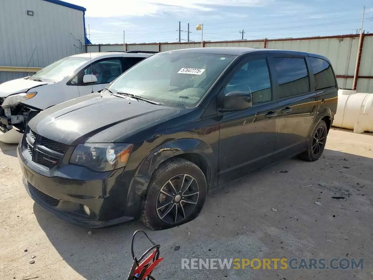 1 Photograph of a damaged car 2C4RDGEG8KR658216 DODGE CARAVAN 2019