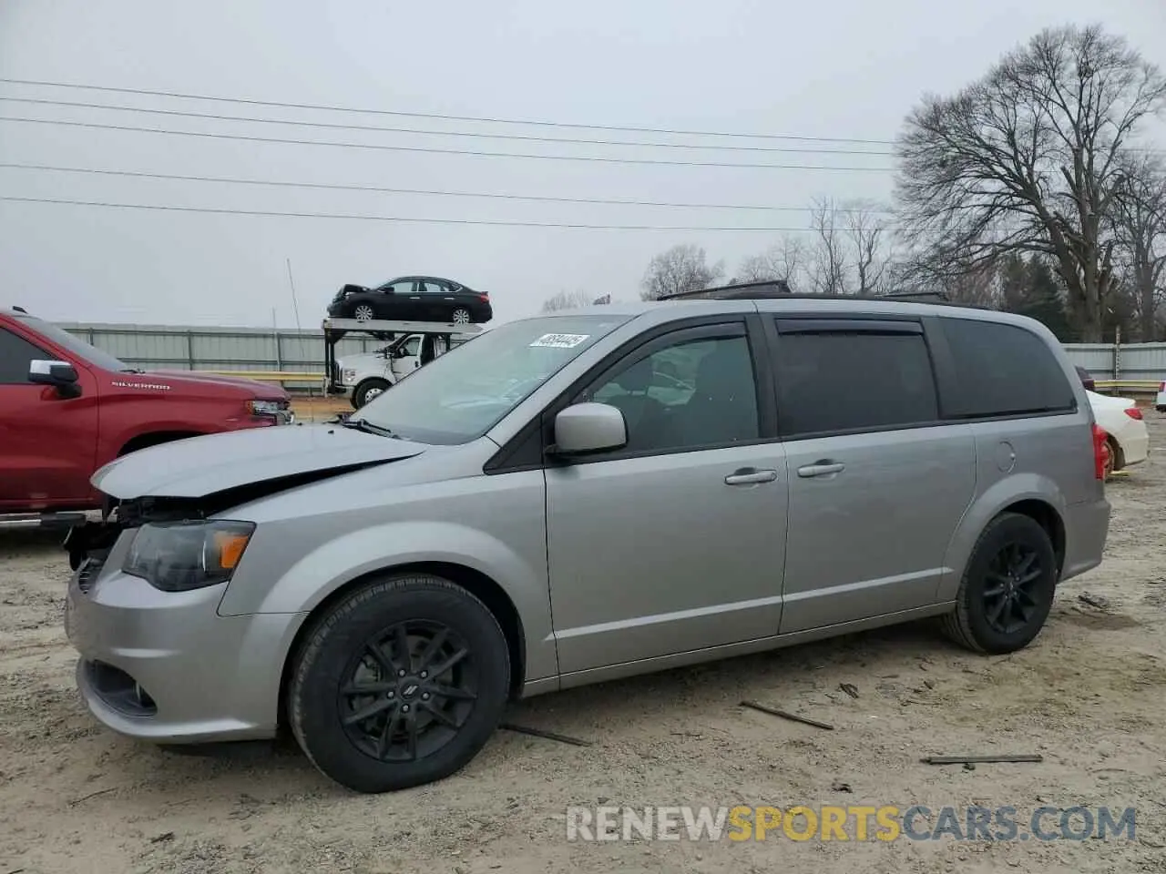 1 Photograph of a damaged car 2C4RDGEG8KR671483 DODGE CARAVAN 2019
