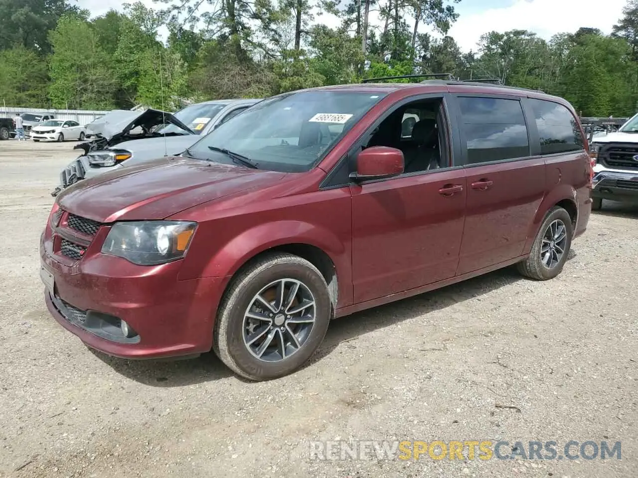 1 Photograph of a damaged car 2C4RDGEG9KR511502 DODGE CARAVAN 2019