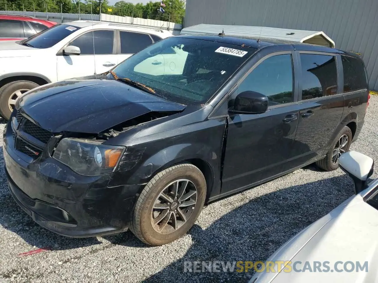 1 Photograph of a damaged car 2C4RDGEG9KR538148 DODGE CARAVAN 2019