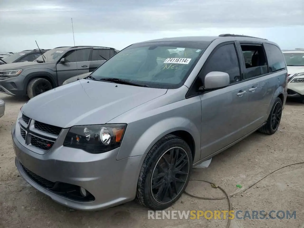 1 Photograph of a damaged car 2C4RDGEG9KR671539 DODGE CARAVAN 2019
