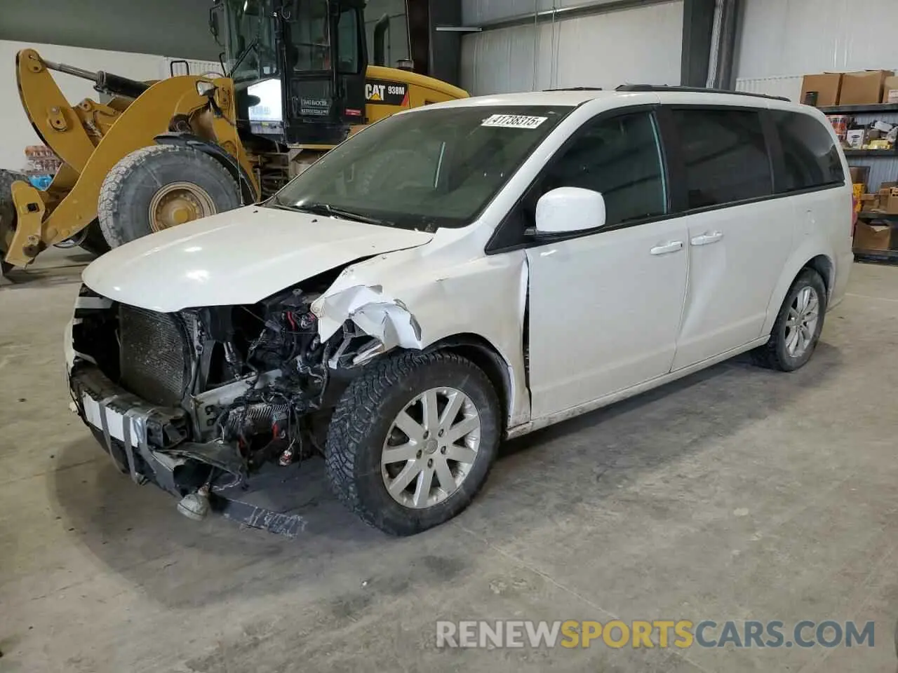 1 Photograph of a damaged car 2C4RDGEG9KR674117 DODGE CARAVAN 2019