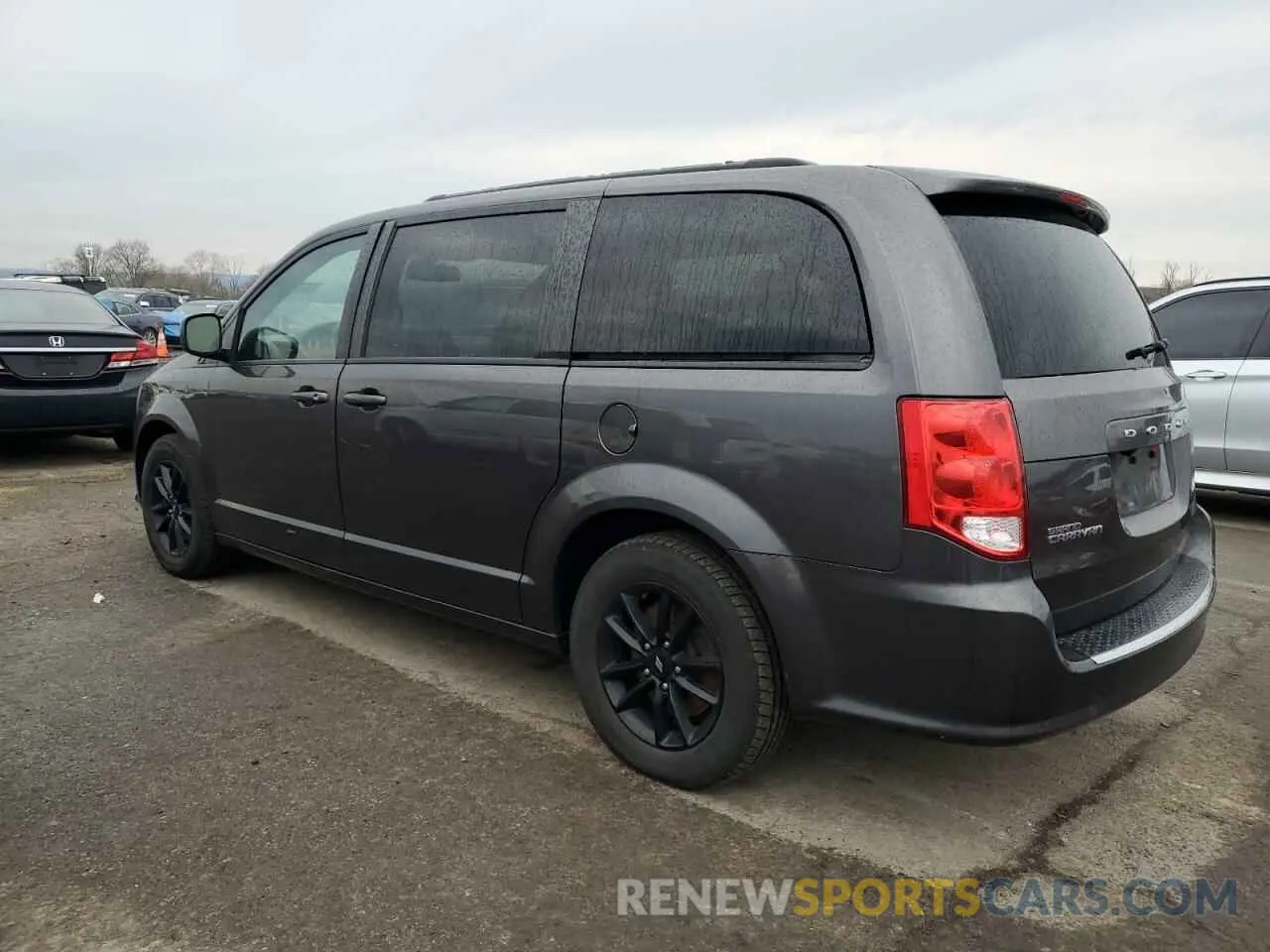 2 Photograph of a damaged car 2C4RDGEG9KR723784 DODGE CARAVAN 2019
