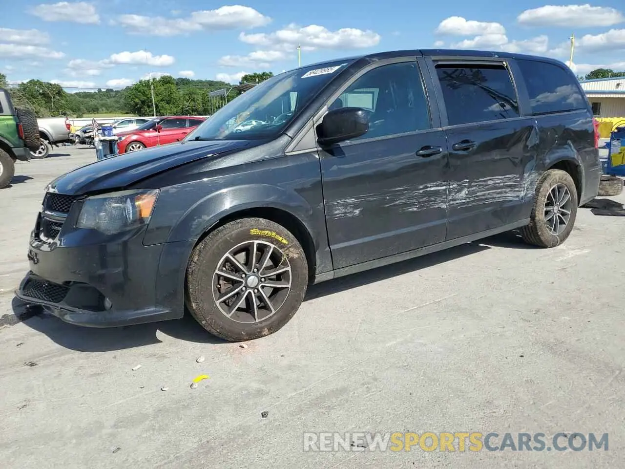 1 Photograph of a damaged car 2C4RDGEGXKR618137 DODGE CARAVAN 2019