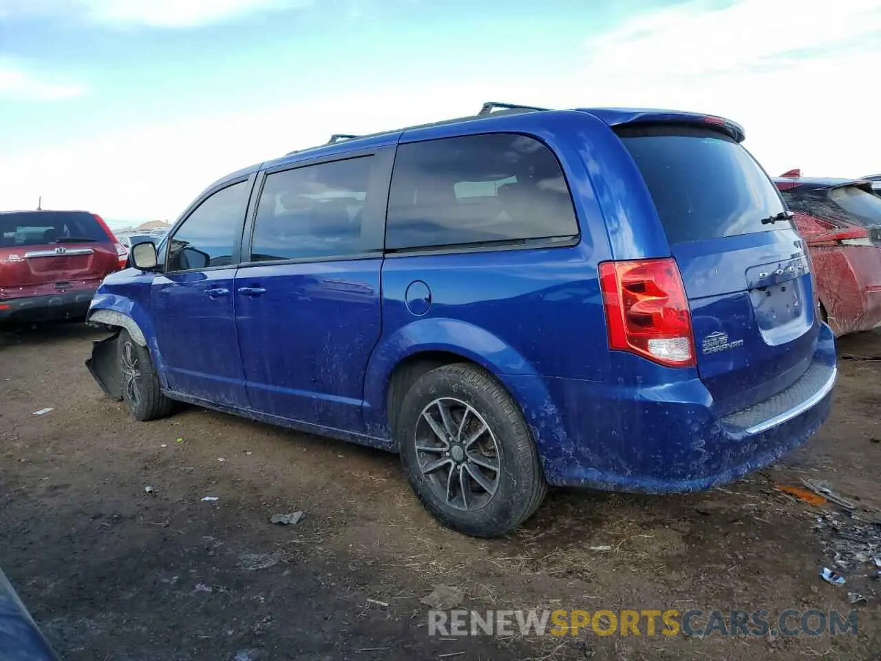 2 Photograph of a damaged car 2C4RDGEGXKR621250 DODGE CARAVAN 2019