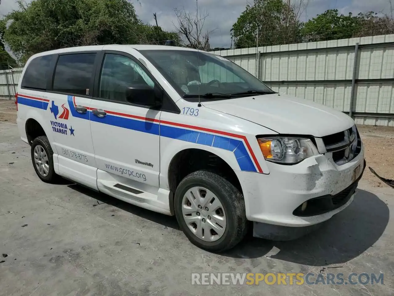 4 Photograph of a damaged car 2C7WDGBG6KR683769 DODGE CARAVAN 2019