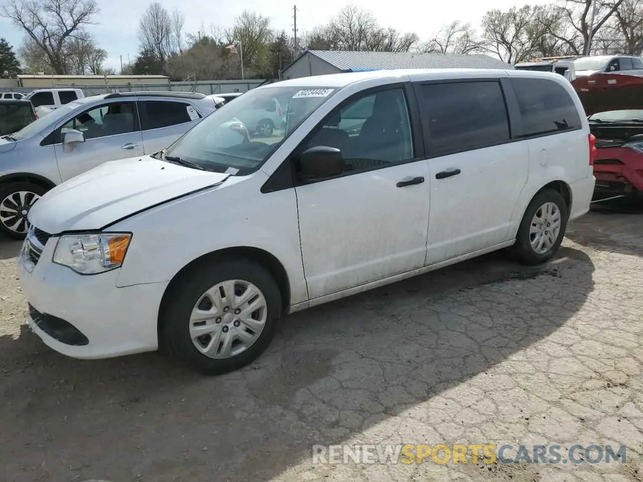 1 Photograph of a damaged car 2C4RDGBG3LR241379 DODGE CARAVAN 2020