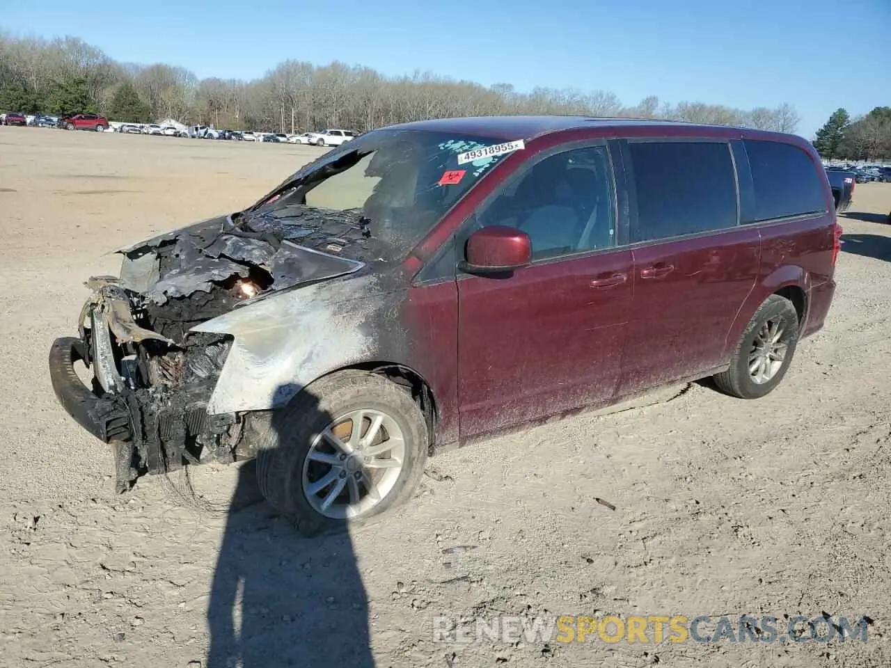 1 Photograph of a damaged car 2C4RDGBG4LR189535 DODGE CARAVAN 2020